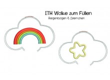 ITH Wolke mit Regenbogen & Stern - kostenlos für ehrenamtliche Sticker